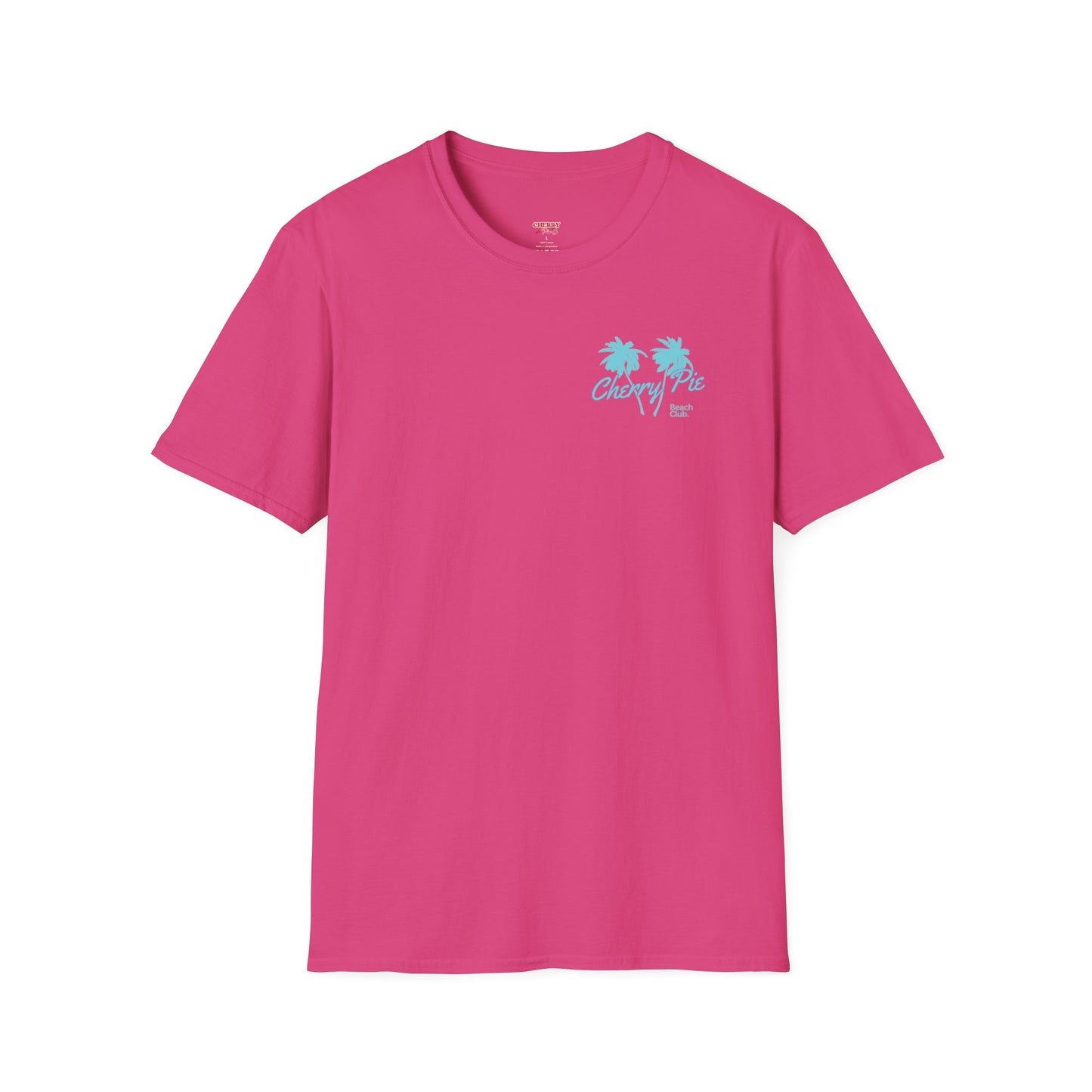 UNISEX Cherry Palms Graphic T-Shirt - Softstyle Unisex Top for Summer Vibes