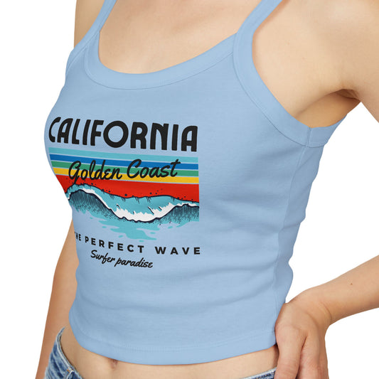 California Perfect Wave Women's Spaghetti Strap Tank Top