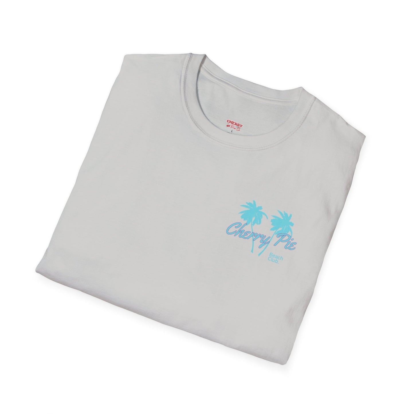 UNISEX Cherry Palms Graphic T-Shirt - Softstyle Unisex Top for Summer Vibes
