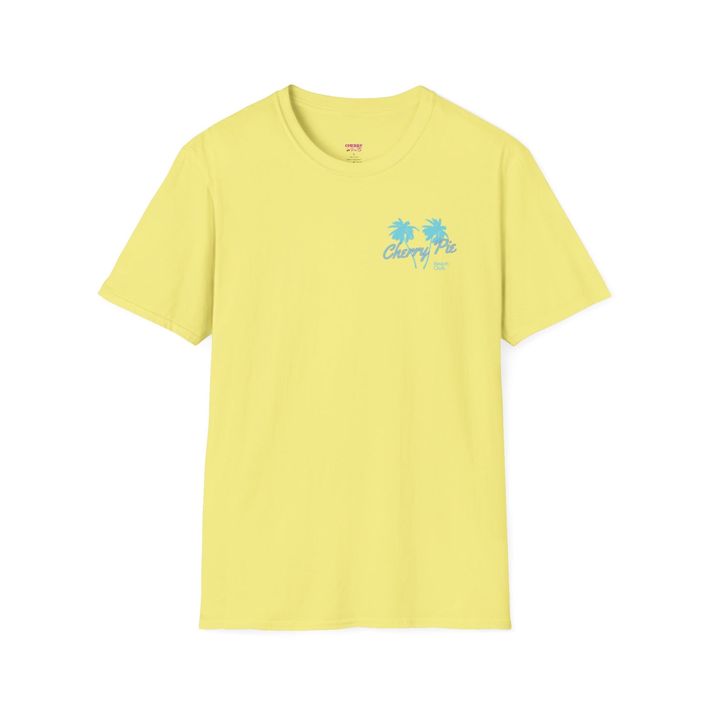 UNISEX Cherry Palms Graphic T-Shirt - Softstyle Unisex Top for Summer Vibes