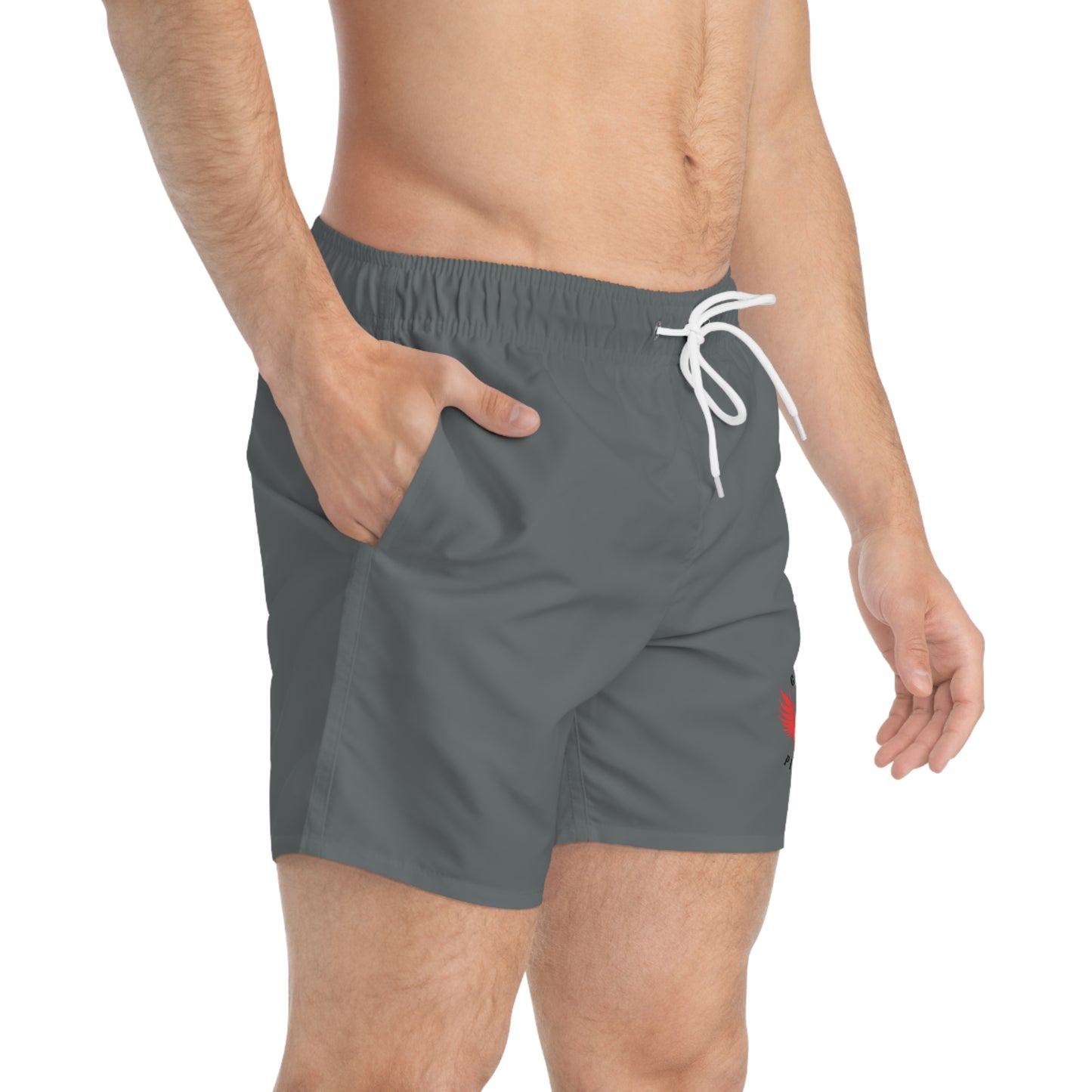 Dark and Godly Men’s Swim Trunks - Stylish Quick-Dry Beach Shorts