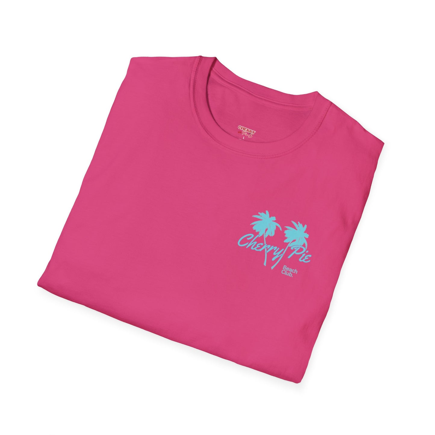 UNISEX Cherry Palms Graphic T-Shirt - Softstyle Unisex Top for Summer Vibes