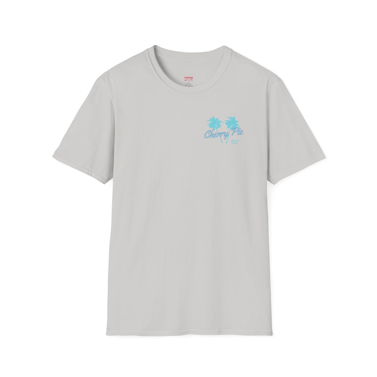 UNISEX Cherry Palms Graphic T-Shirt - Softstyle Unisex Top for Summer Vibes