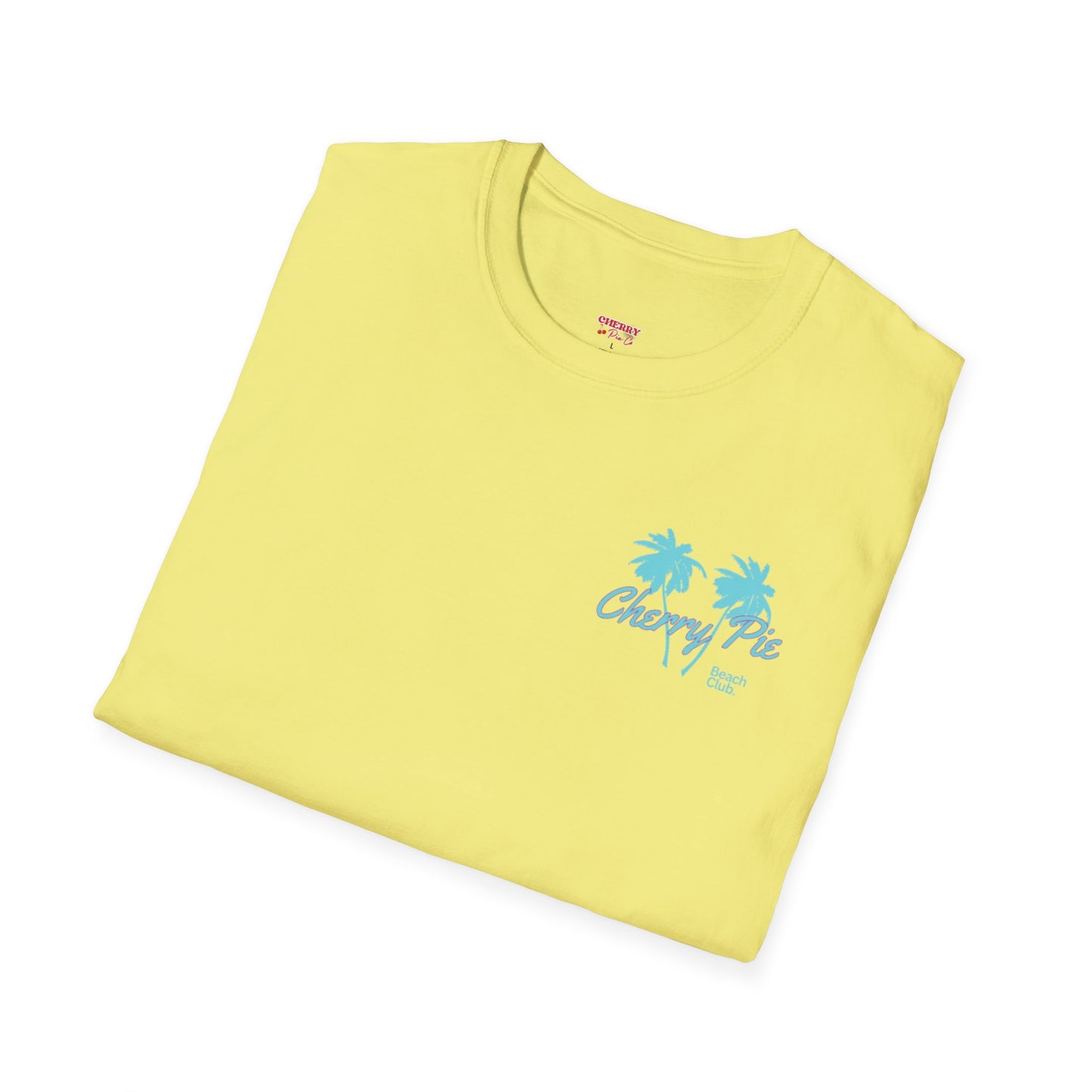 UNISEX Cherry Palms Graphic T-Shirt - Softstyle Unisex Top for Summer Vibes